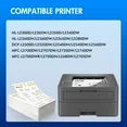 TN630 Toner Cartridge Compatible for Brother TN-630 TN630 TN660 DCP-L2540DW MFC-L2700DW HL-L2380DW HL-L2300D MFC-L2740DW Laser Printer Ink (Black, 2-Pack)