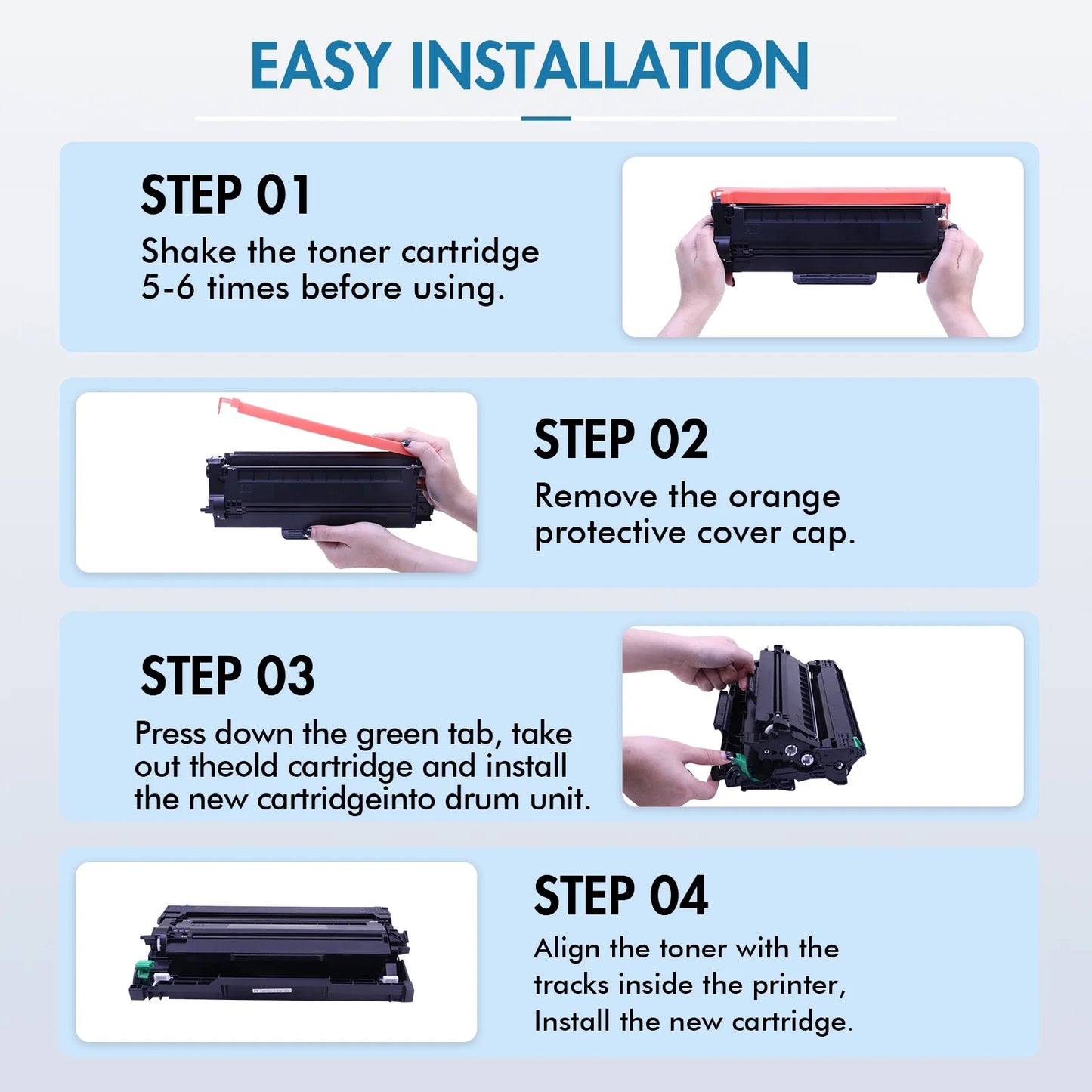 TN-221 TN-225 TN221 TN225 Toner Compatible for Brother TN221BK TN225C TN225M TN225Y HL-3170CDW MFC-9340CDW HL-3140CW MFC-9330CDW MFC-9130CW Printer Ink