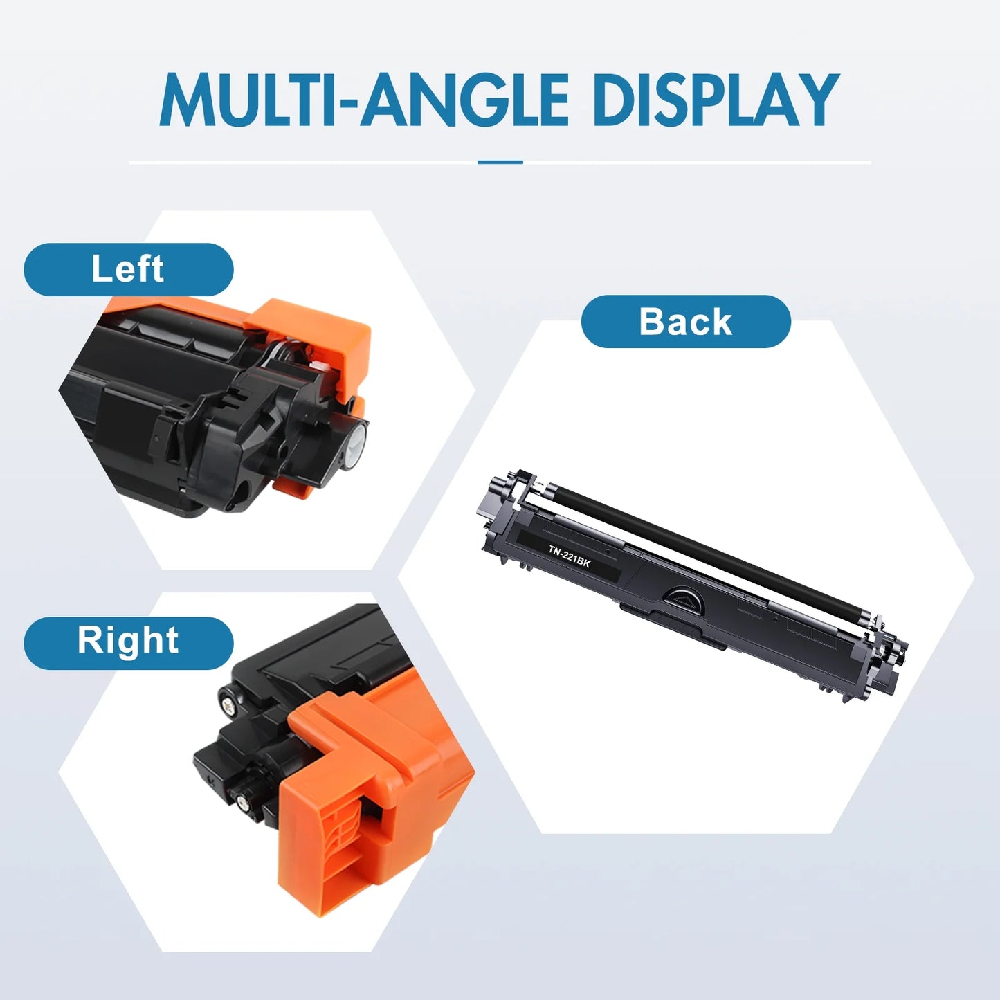 TN-221 TN-225 TN221 TN225 Toner Compatible for Brother TN221BK TN225C TN225M TN225Y HL-3170CDW MFC-9340CDW HL-3140CW MFC-9330CDW MFC-9130CW Printer Ink
