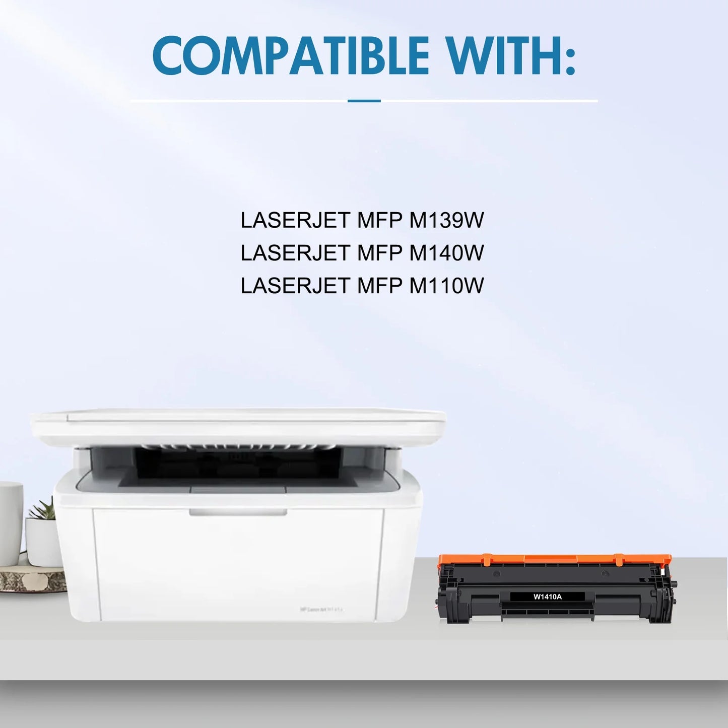 Colorich 141A Toner Cartridge (With Chip) Compatible with HP 141A W1410A for HP Laserjet M110w MFP M139w M140w Printer Ink (Black,1-Pack)