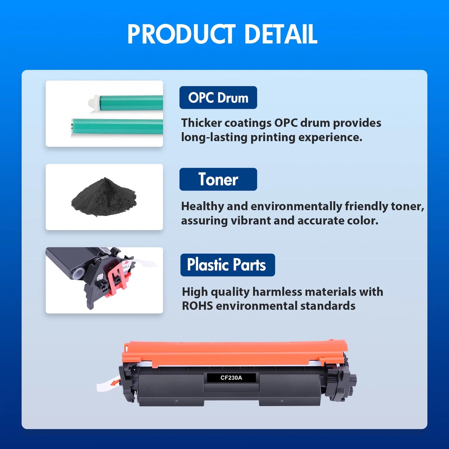 30X CF230X Black High-yield Toner Cartridge Compatible for HP 30X CF230X 30A CF230A HP laserjet Pro MFP M227fdw M203dw M227fdn M203d M203dn M227sdn M203 M227 Series Printer Ink (2-Pack)