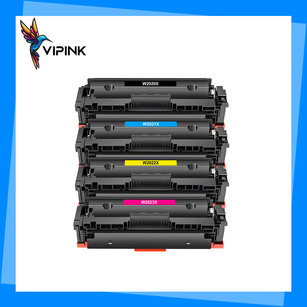 414X Toner Cartridge (with Chip) Compatible for HP 414X 414A 414 W2020X Color Laserjet Pro MFP M479fdw M454dw M479fdn M479dw M454dn M479 M454 M455 M480 Series Printer Ink (Black Cyan Magenta Yellow)