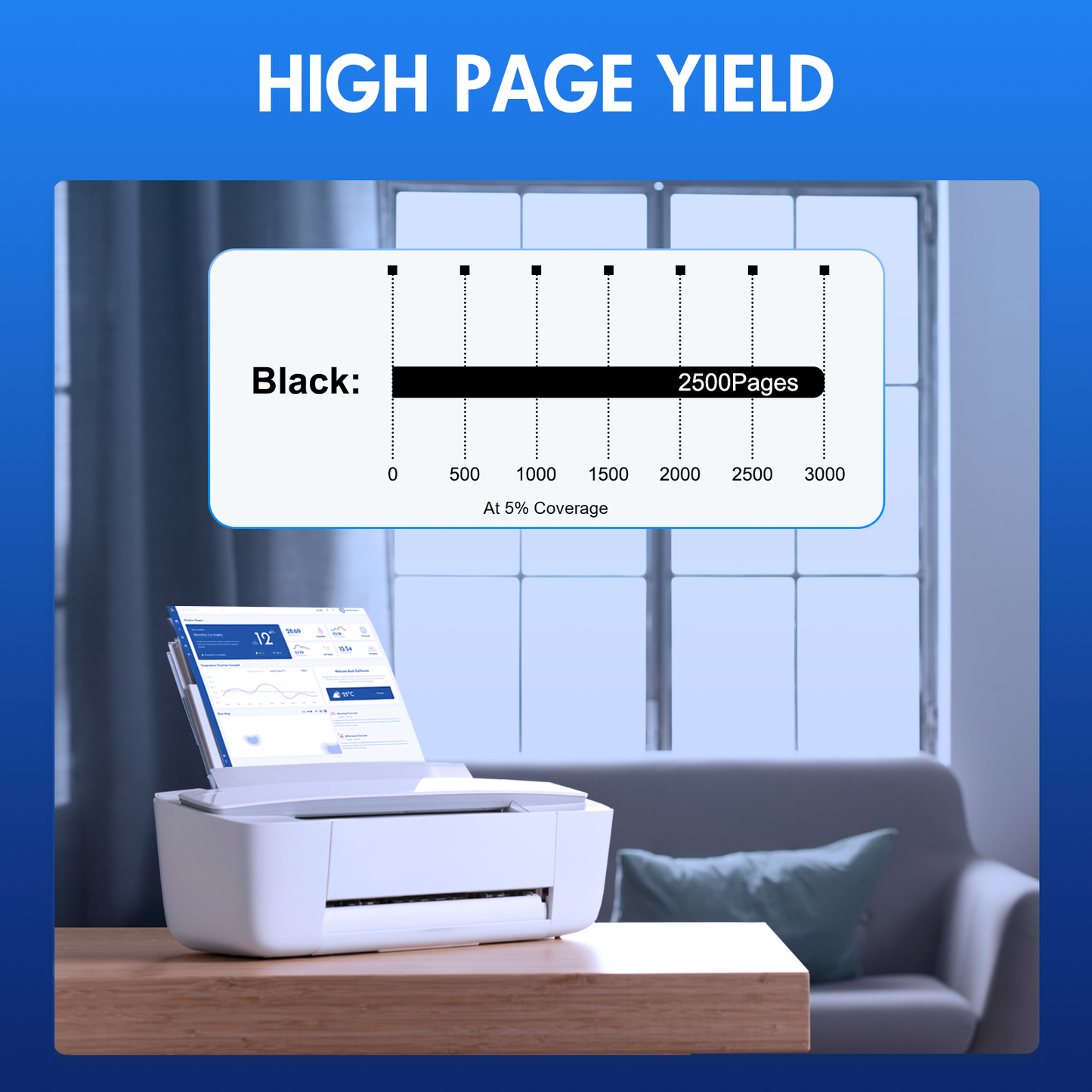 85AJ 85A CE285A High Yield Jumbo Toner Cartridge Compatible for HP 85A CE285A  Laserjet Pro P1102w P1100 P1102whp M1212nf M1217nfw Printer Ink (2-Pack, Black)