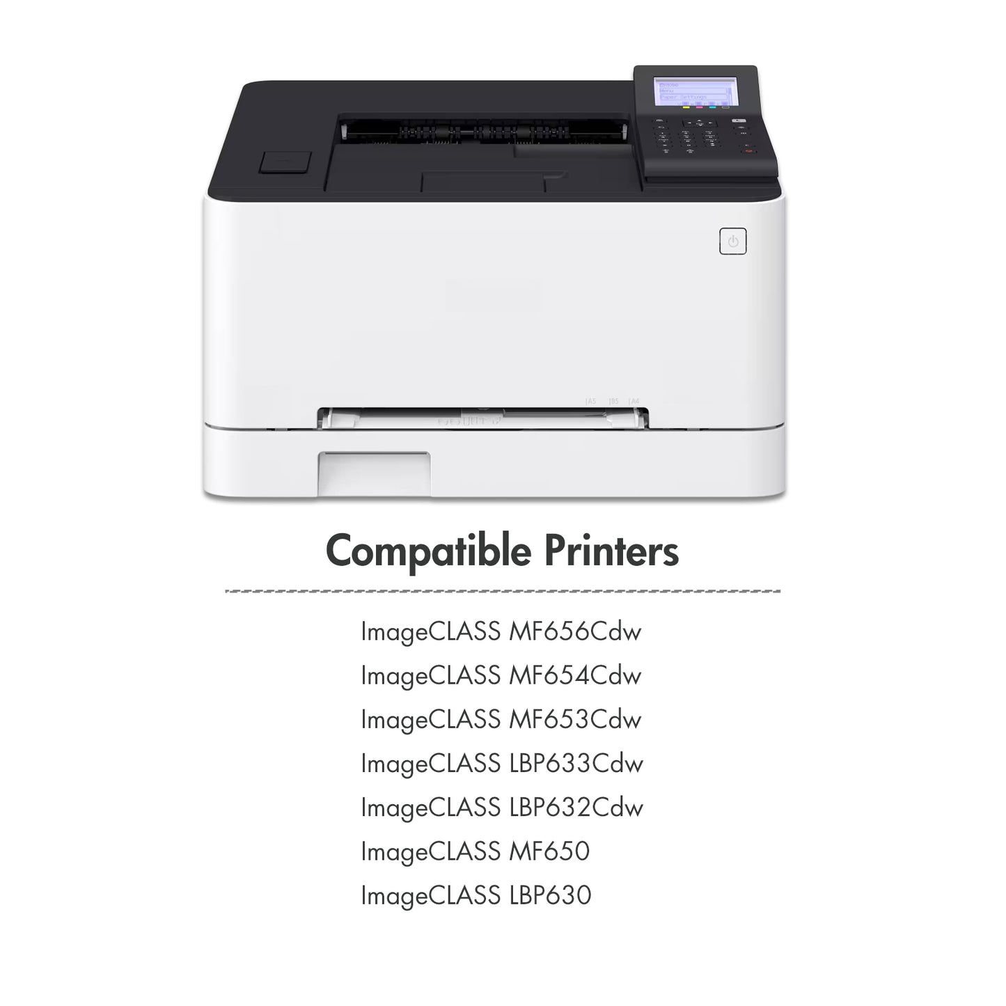 VIPINK Compatible for Canon 067 067H CRG-067 Toner Cartidge Canon ImageCLASS MF656Cdw LBP632Cdw MF653Cdw LBP633Cdw MF654Cdw MF650 LBP630 Series Printer 4-Pack (Black Cyan Yellow Magenta)