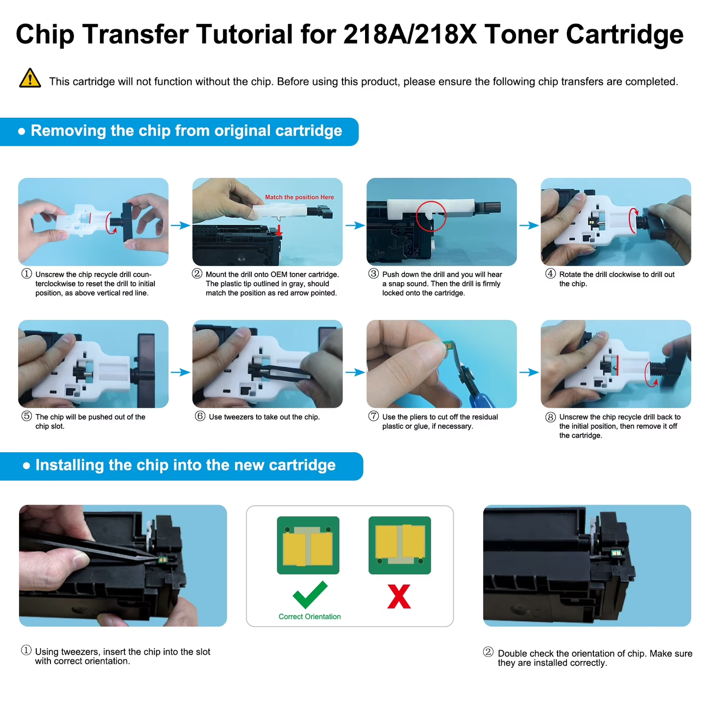 218A Toner Cartridges (No Chip) 4 Pack Compatible for 218A W2180A 3301fdw Color Laserjet Pro MFP 3301fdw Pro 3201dw MFP 3301cdw MFP 3301sdw Printer Ink Black Cyan Yellow Magenta